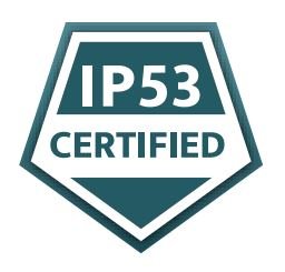 IP53 Certified